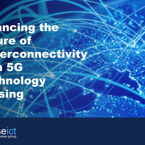 Image of a blue lit up globe with lines to show connectivity to demonstrate the benefits of 5G technology leasing