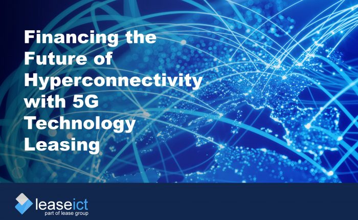 Image of a blue lit up globe with lines to show connectivity to demonstrate the benefits of 5G technology leasing