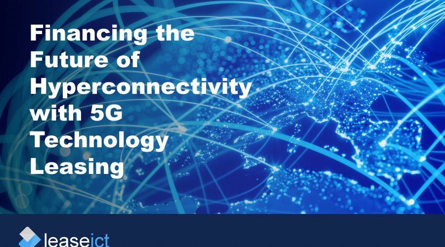 Image of a blue lit up globe with lines to show connectivity to demonstrate the benefits of 5G technology leasing