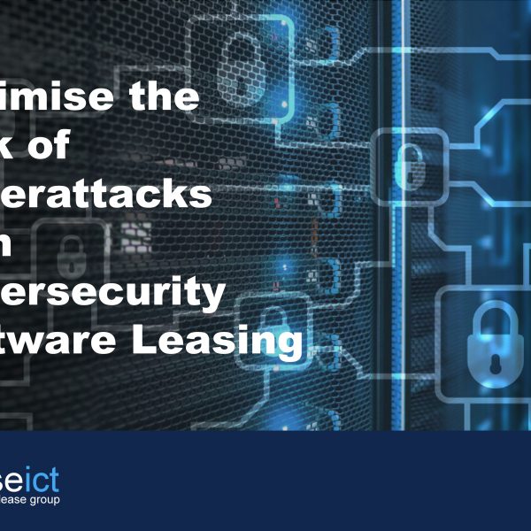 Cover image of digital padlocks over a server to illustrate the benefits of cybersecurity software leasing