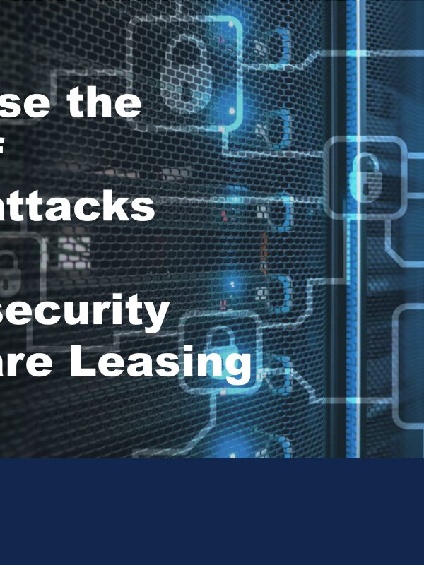 Cover image of digital padlocks over a server to illustrate the benefits of cybersecurity software leasing