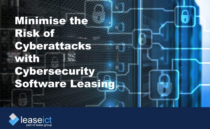 Cover image of digital padlocks over a server to illustrate the benefits of cybersecurity software leasing